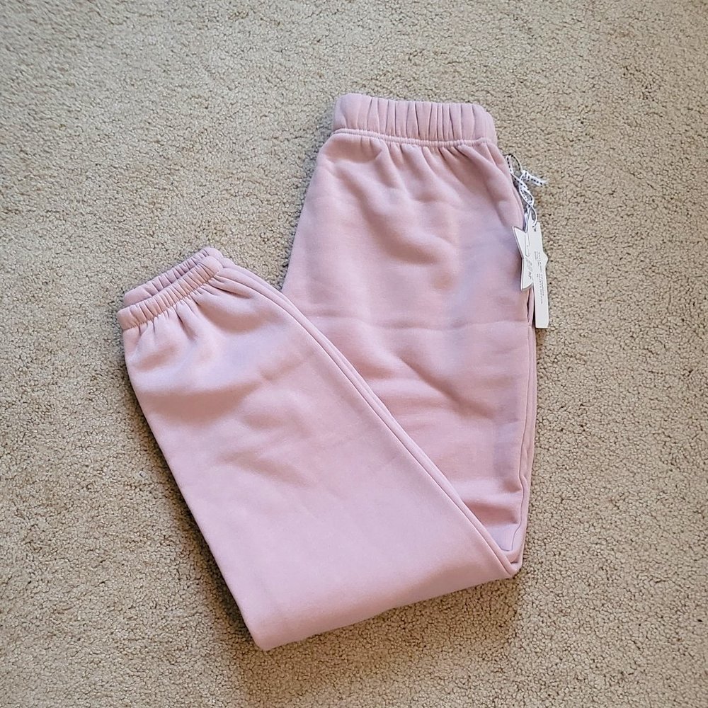 Pink Fleece Joggers